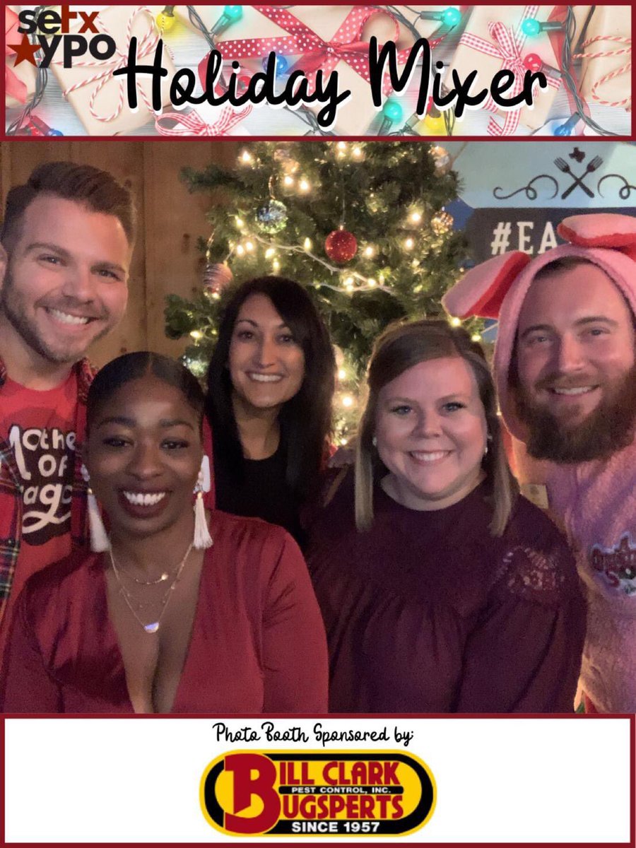 Becca_Prince83's tweet photo. Merry Christmas from your local @CUYoungPros! 🥳🎄 We had so much fun at last night's Holiday Mixer. Shout out to Southeast Texas YPO for their kind hospitality. #BetterTogether #CUYP https://t.co/KCrA3D63T1