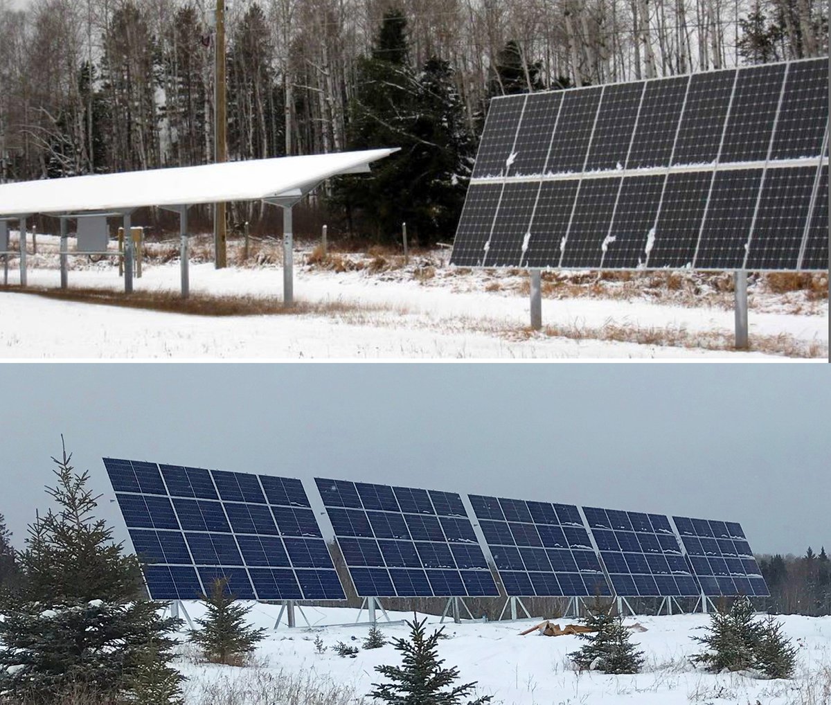 AzgardSolar's tweet image. Azgard's SunRanger went through a few iterations over the years, but we always kept the core principle the same; a manual seasonal tilt to keep the panels clean and facing the sun. 
#renewableenergy  
#CanadianSolar #Agriculture #Farming #SolarEnergy #WinterSolar #Ag #Renewables