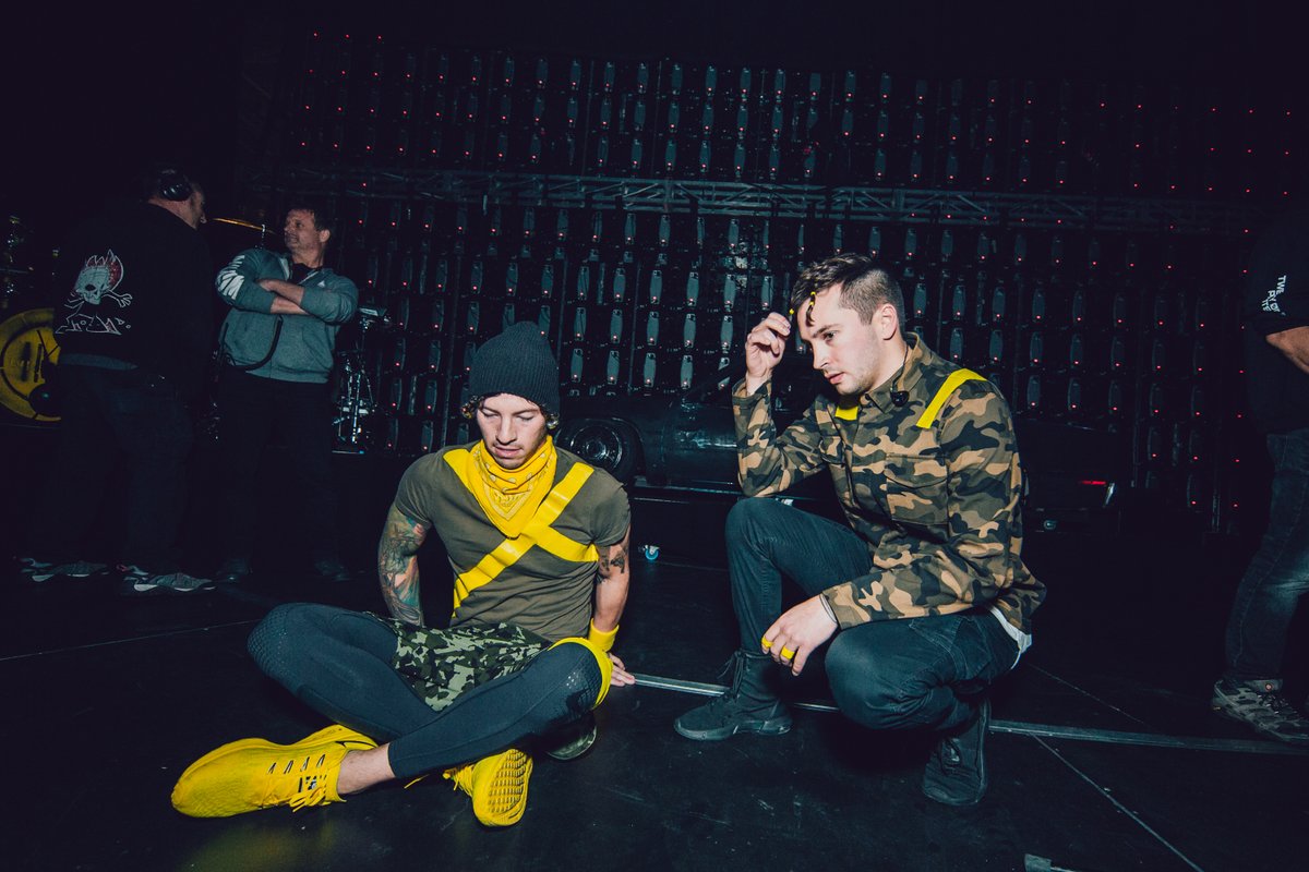 twentyonepilots's tweet image. two boys playing radio shows.