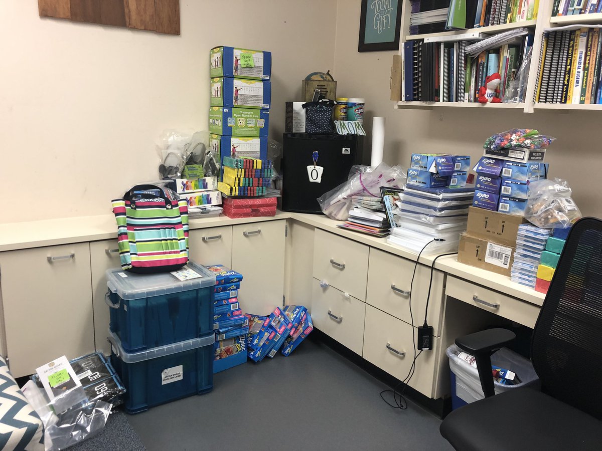 AlgebraAndria's tweet image. Getting manipulatives organized and ready to go out to campuses.  I can’t wait to get these in students’ hands! #LCISDmath