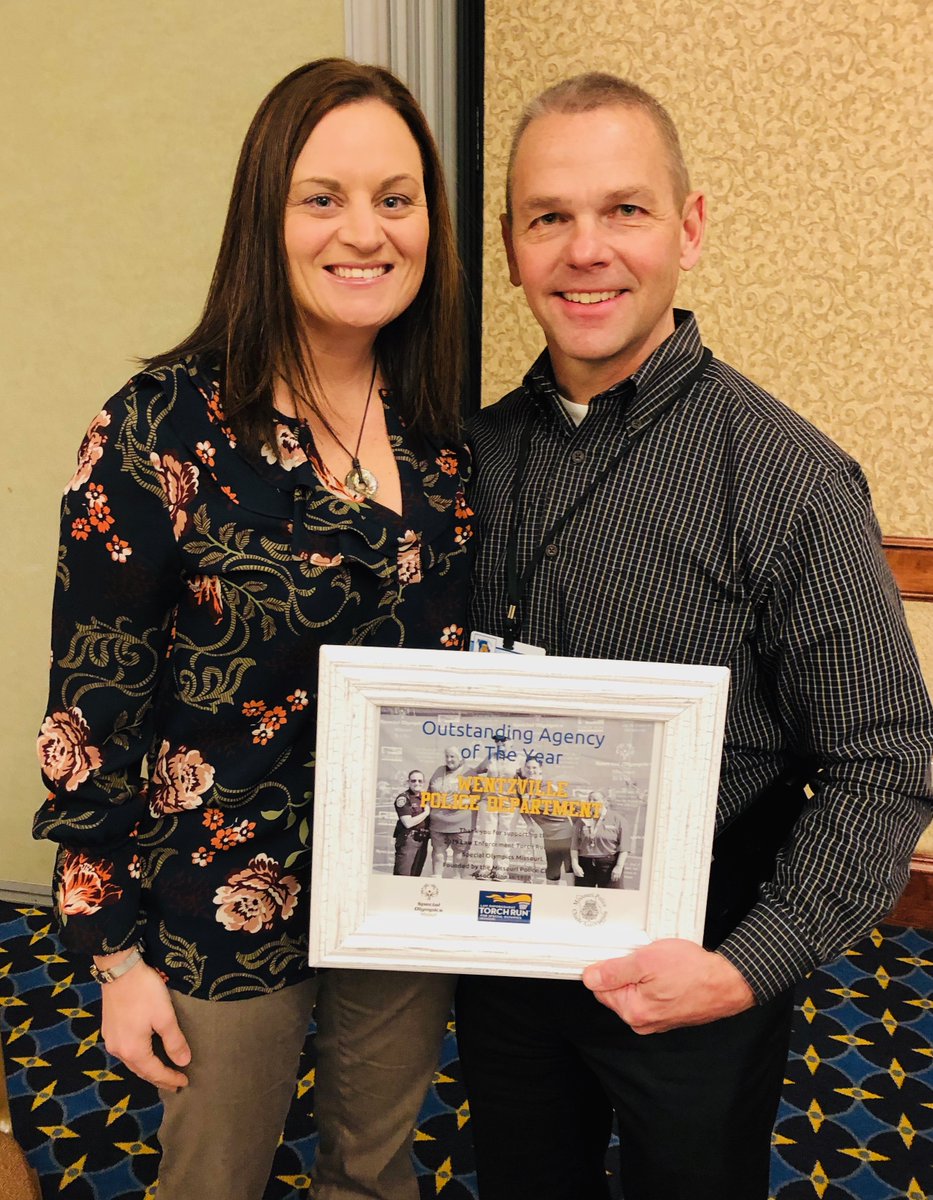 WentzvillePD's tweet photo. Today, @SOMissouri awarded WPD the "Outstanding Agency of the Year" award.

Chief wanted to thank all residents and supporters that came to our fundraiser events.

We accepted the award, but our community and the athletes are the real winners.

Thanks again for all the support! https://t.co/xw6FWwIMyh