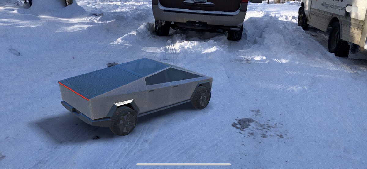 Critical design flaw with the <a href="/Tesla/">Tesla</a> #cybertruck when it gets below -15 it shrinks. <a href="/elonmusk/">Elon Musk</a> looks like you need some more cold weather testing.