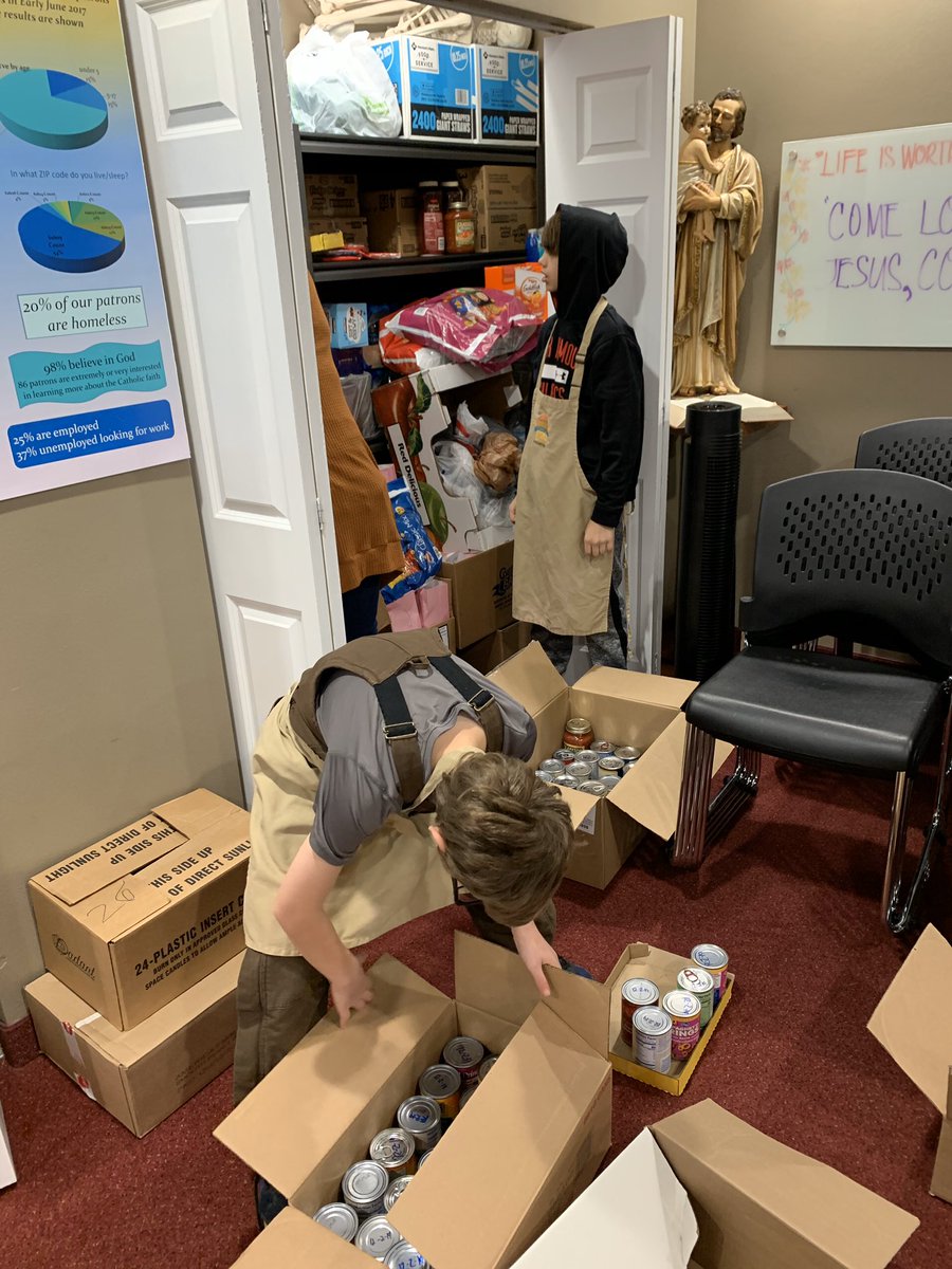 BlackPartridge_'s tweet photo. Black partridge middle school students preparing care packages for those in need! https://t.co/ZFL5G4mlhn