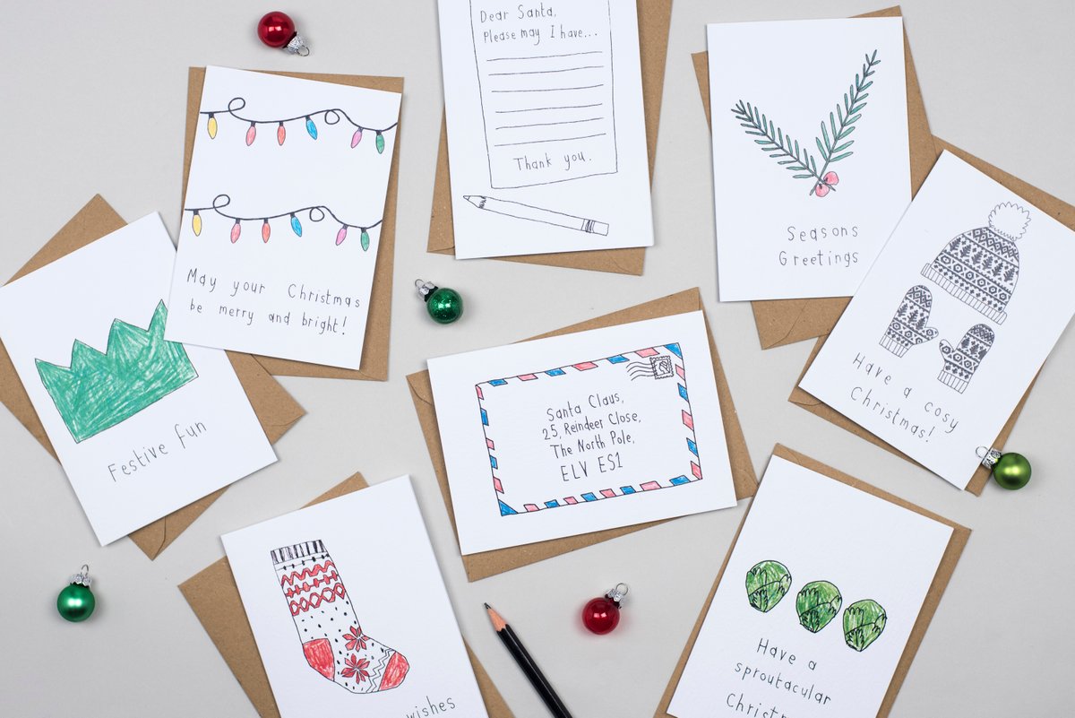 I have finally listed my Christmas cards on the web shop, (😅) they're £2 each or 8 for £10 AND it's free shipping when you spend £10 or over with code FREEP&amp;P so you might as well do the latter. You're welcome.