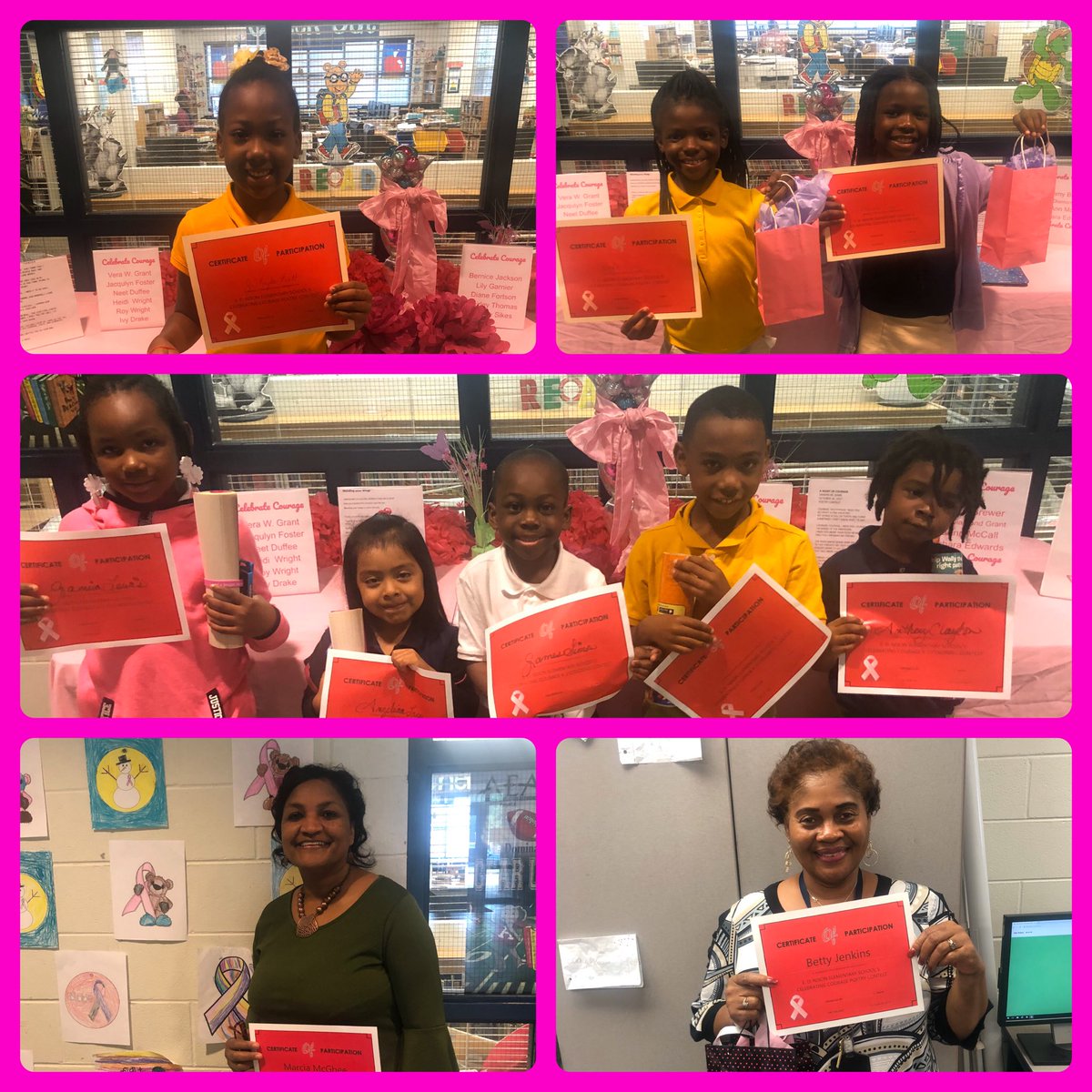 For Breast Cancer Awareness Month students and teachers participated in the 3rd Annual Nixon Coloring and Poetry Contest “Celebrating Survivors” sponsored by teacher Christi Black-Reese.  Here are the winners. #MzCRST #MONTParents #DegaSupa #MPSMovingForward #TeamNixon1