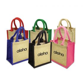 Gorgeous tiny sustainable jute gift bags. Perfect for you next exhibition or event. #ecofriendly #sustainability  #bags #jute #exhibition