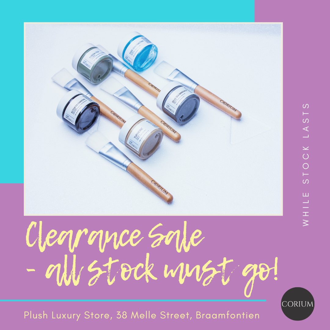 We are in the final days of trade with ⁦<a href="/PlushLuxury/">Hair_Face_Body</a>⁩ and we are running a Clearance Sale. We have very few items left which are 50% off.