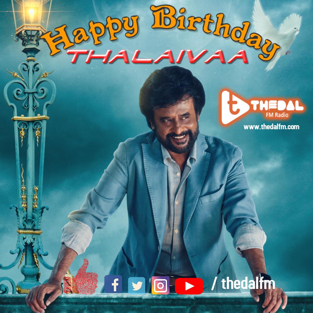 LathaBNB's tweet photo. Advance Birthday Wishes To The ONE &amp; ONLY #SUPERSTAR #Rajinikanth 😎 Wishing You All Health &amp; Happiness Sir Best Wishes For #Darbar 🔥 Wishes On Behalf Of #ThedalFM 💐🎂💥 #HBDRajiniKanth @rajinikanth https://t.co/oI4FwE9SGT