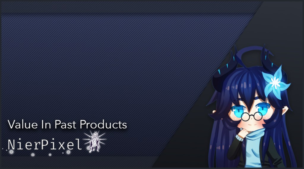 EISKino's tweet photo. Value In Past Products #business #nierpixel #ideas #thoughts #gamedev https://t.co/fRXPvja8EQ https://t.co/mfehda2HxX
