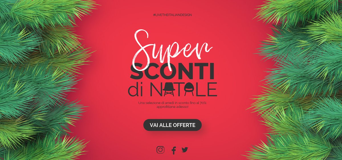 CMCLaTorre's tweet photo. Il momento più bello dell'anno? Diventa perfetto con gli sconti #ArrediamoiltuoNatale di CMC La Torre!
Scopri di più: https://t.co/10R4iQpQ4B https://t.co/NJOtSRgBnU
