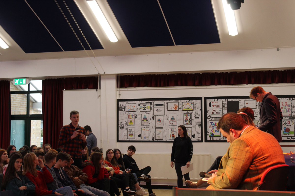 We were really fortunate to be joined by our 4 local candidates for the election tomorrow. They outlined their vision for the local area and their parties view for the country, and then they had some excellent questions from our students. Bring on the election tomorrow!