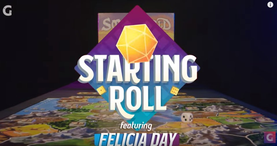 PledgeManager's tweet image. Great episode of @GammarayTV's Starting Roll with @DruidCityGames and special guest @feliciaday! Check it out: loom.ly/lMGI5NY 
#boardgames #geekandsundry
