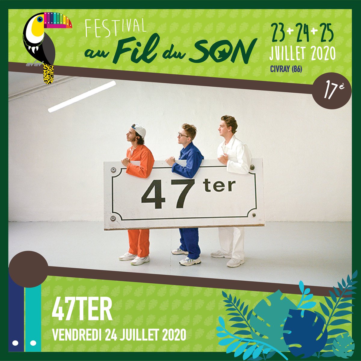 FestivalAFDS's tweet photo. [ PROGRAMMATION ]

C'est avec joie que nos scientifiques vous annoncent les 4 premiers spécimens qui seront présentés pour notre 17ème aventure ! #AFDS2020

🕊 VALD @vald_ld 
🐦 47 Ter @off47ter 
🐣 Julien Granel @JulienGranel 
🦉 La Rue Kétanou @larueketanou https://t.co/puVstiRdmK