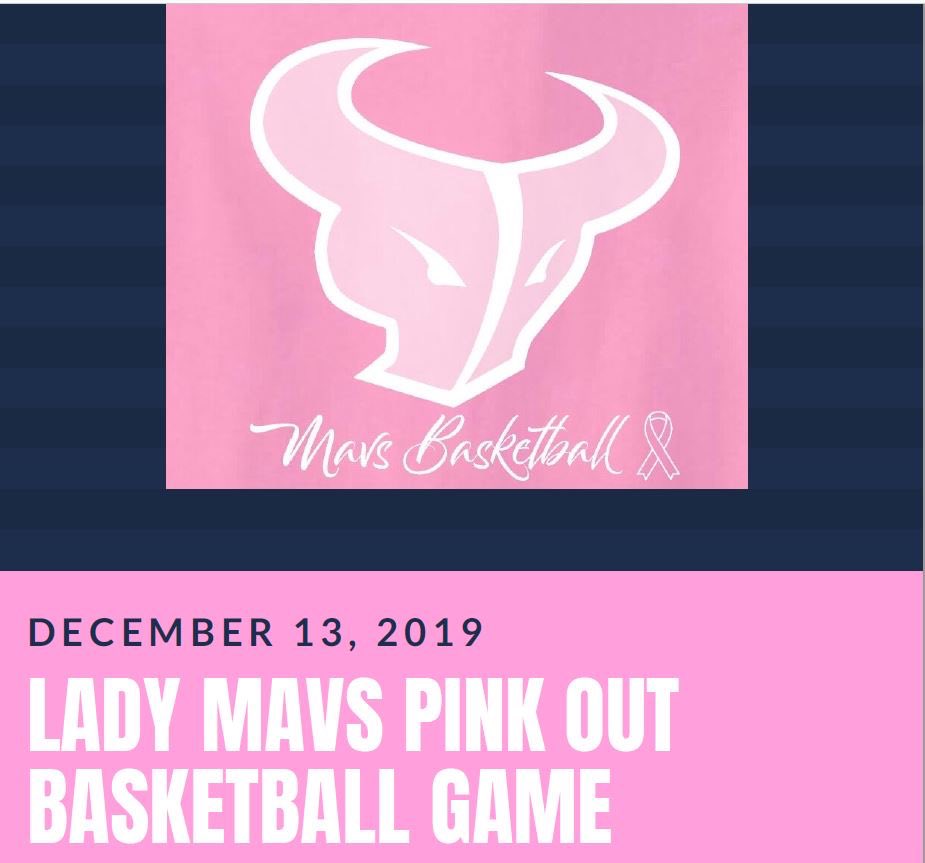 earley2_robert's tweet photo. @MavsGBB Come out and watch the MVHS Lady MAVS and support a great team supporting a great cause. The annual PINK out game versus Eagle HS Friday 13 December. Proceeds from raffle, silent auction, and silent auction go to support the Susan G Komen ID/MT. https://t.co/UpFfqDqwn6