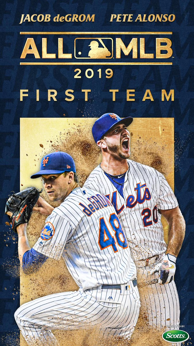 New York Mets All Mlb First Team Wallpaperwednesday