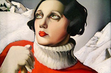 Nel freddo intenso ma buono
 della sera 
aleggia un profumo di neve 
che viene da lontano 
Forse stanotte nevicherà 
Magia d'inverno 

#PetaliDiPoesia 

#ScrivoQuelCheSento 

Tamara De Lempicka 🖌