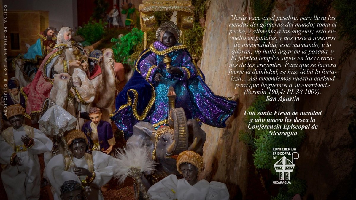 Santa Fiesta de Navidad y Año Nuevo les desea la Conferencia Episcopal de Nicaragua.