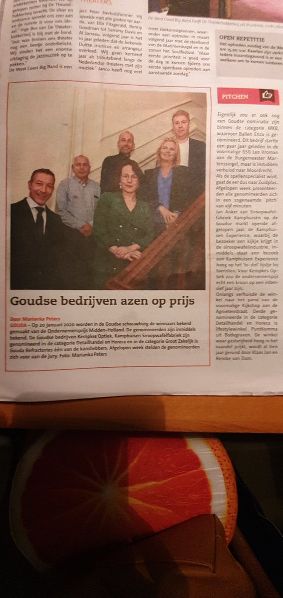 Dit is stukje in de krant👍