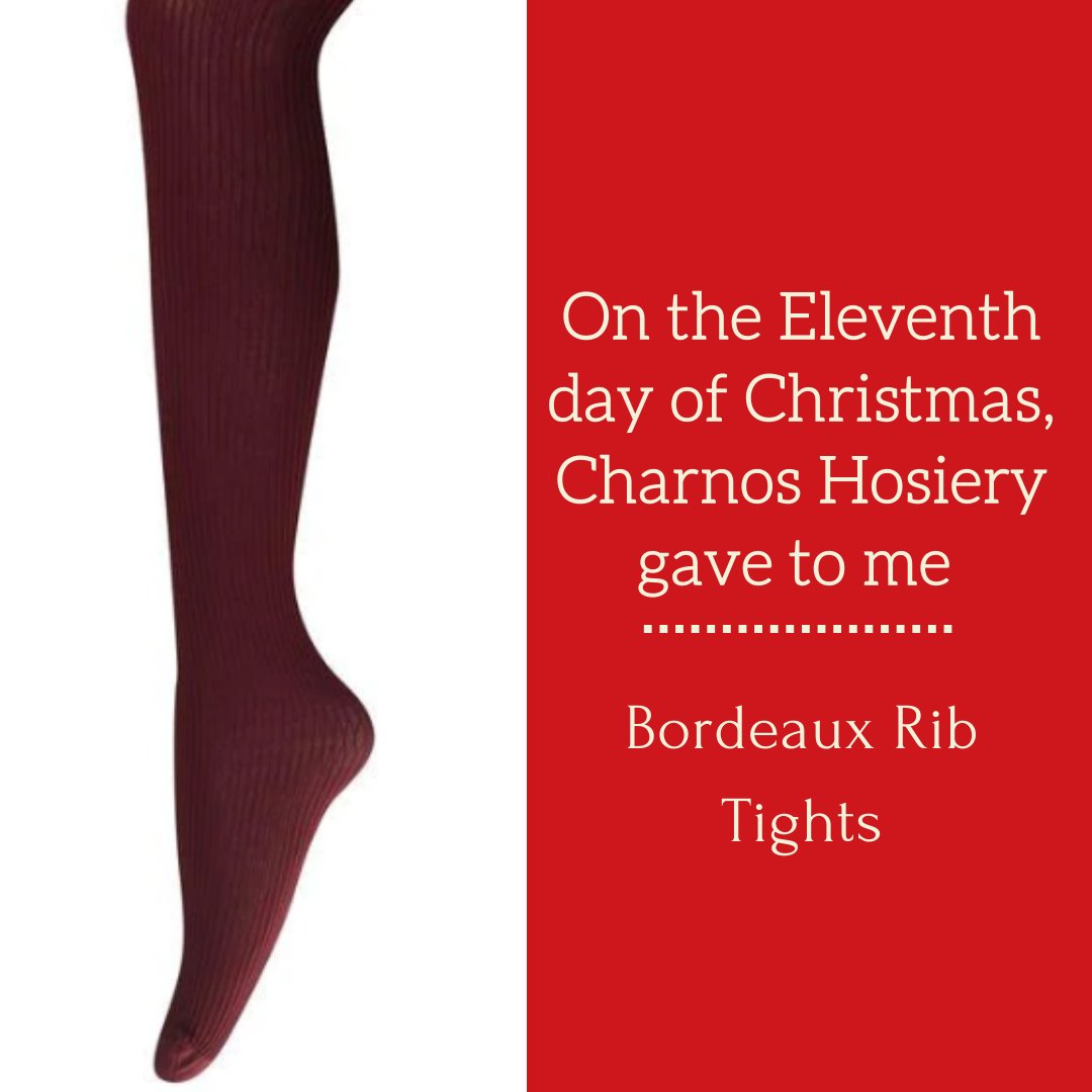 On the 11th day of Christmas, Charnos Hosiery gave to me… Bordeaux Rib Tights. RT + Follow today for the chance to #Win #Competition bit.ly/2OP2bGb Ends 12.12.19