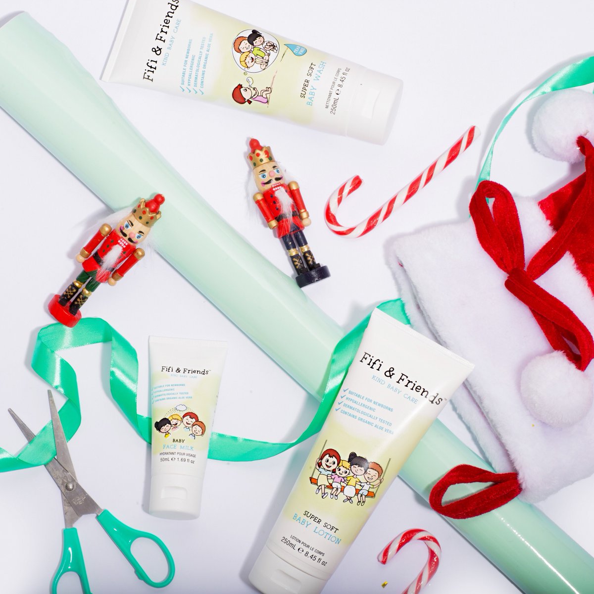 Winter skincare essentials. ❤️❄️
Pamper your bubbas’ skin from head to toe this winter with our Super Soft Baby Wash, Baby Lotion and Baby Face Milk.
P.S. Shop our Skincare Essentials gift sets now available via the #linkinbio.

#fifiandfriends #babyskin #skincare