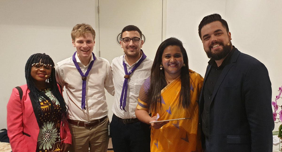 A Great Plenary at #NFEforum  with great leaders #scouts #GlobalGoals #Youth4Peace