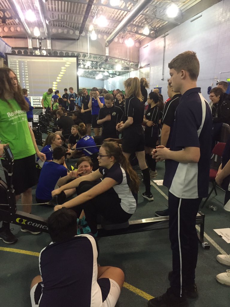 TempleMoorSport's tweet photo. It’s the big one, team relay time!! @RowLeeds #rowleeds #TMHSSport https://t.co/ompvjh2Bxf
