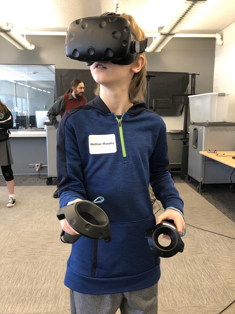 hm_innovation's tweet photo. Technology Day at @HillMurray1 had been a great success! Potential students from all over came and tried out coding, VR, eSports, 3D printing and all sorts of other great tech activities #edchat #edtech https://t.co/01sbi0e8GU