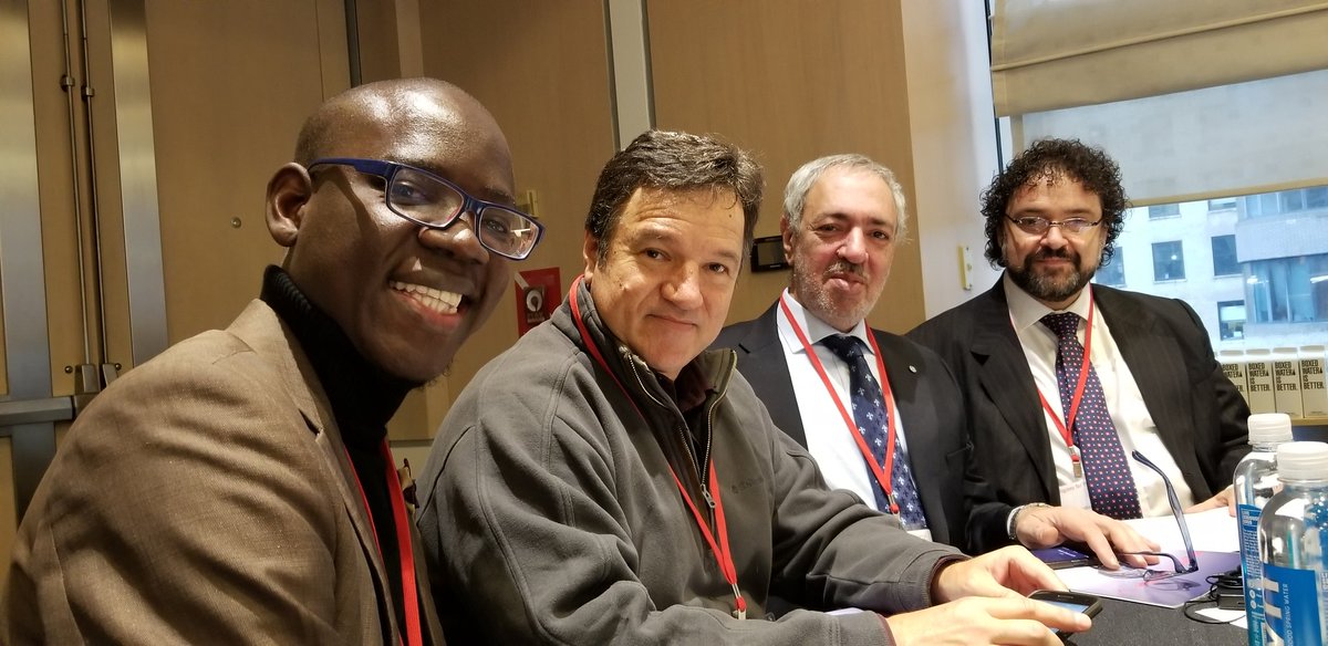 Paganyo's tweet photo. Privileged to be here in New York, US, for the Multi-Religious & Multi-Stakeholder Partnership for Peace & Development, a key platform for reaffirming the Commitments of People of various Faiths towards Peace that favors Sustainable Development. Thanks to @religions4peace #RfP19 https://t.co/W7I5OMED9s