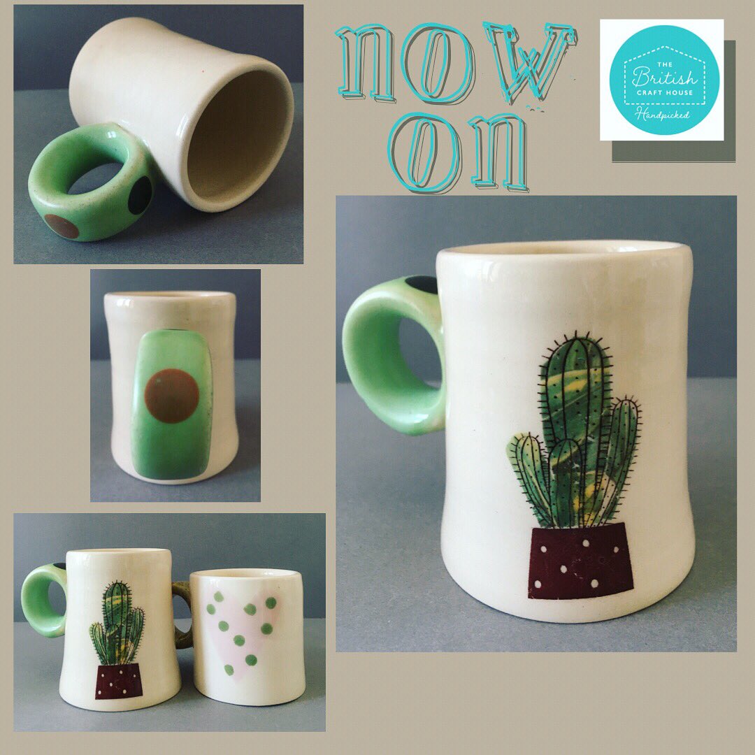 #cactus #cacticup #spottyhandle #tbch #thebritishcrafthouse #handmademug #mugshotwednesday #mugshotmonday #hmuk #madebyhand #potterylovers #potteryshop #claylove 
thebritishcrafthouse.co.uk/?post_type=pro…