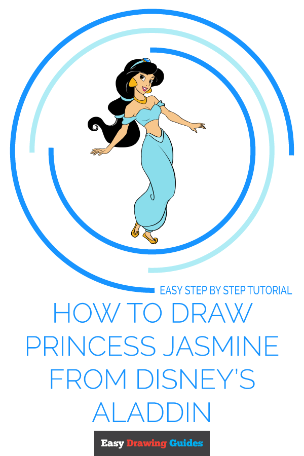 Easy Drawing Guides Learn How To Draw Princess Jasmine From Disney S Aladdin Easy Step By Step Drawing Tutorial For Kids And Beginners Princess Jasmine From Disney S Aladdin Drawingtutorial Easydrawing See The Full