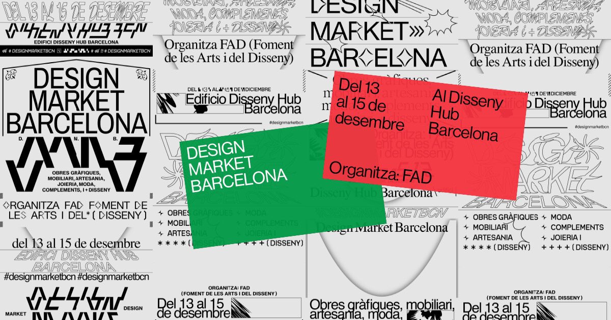 ¡Atent@s! Del 13 al 15 de diciembre tenéis una cita con el mejor diseño en el #DesignMarketBcn✨, el mercado para los amantes de buen diseño organizado por el <a href="/fadbarcelona/">FAD</a>. ¿Nos vemos allí?

➕info 👉🏻ow.ly/zKCA30q12MX