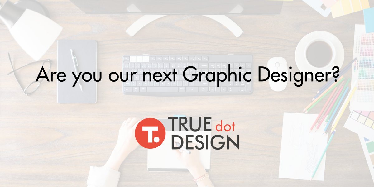 ⭐️We are HIRING!⭐️

TRUEdotDESIGN is seeking a Graphic Designer to join our team. bit.ly/TdotDesigner

Send a resume with your experience/qualifications and samples of your work to superstar@truedotdesign.com!

#OttawaGraphicDesigner #GraphicDesigner #OttawaJobs #NowHiring