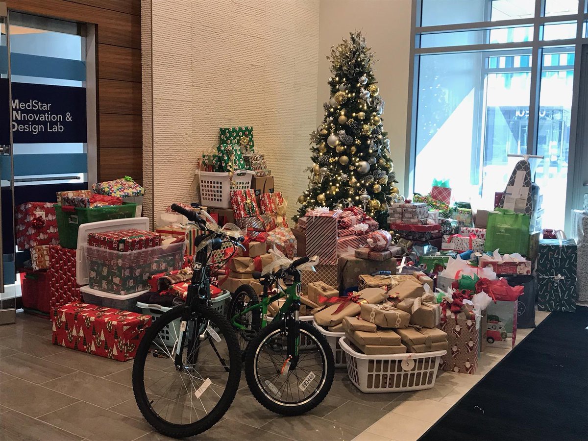 We're #MedStarProud of the great people here at the <a href="/MedStarHealth/">MedStar Health</a> Corporate office. Various teams purchased and wrapped all of these gifts to brighten the holidays for <a href="/HopeWorksofHC/">HopeWorks</a> families. 🎁 #TreatPeople