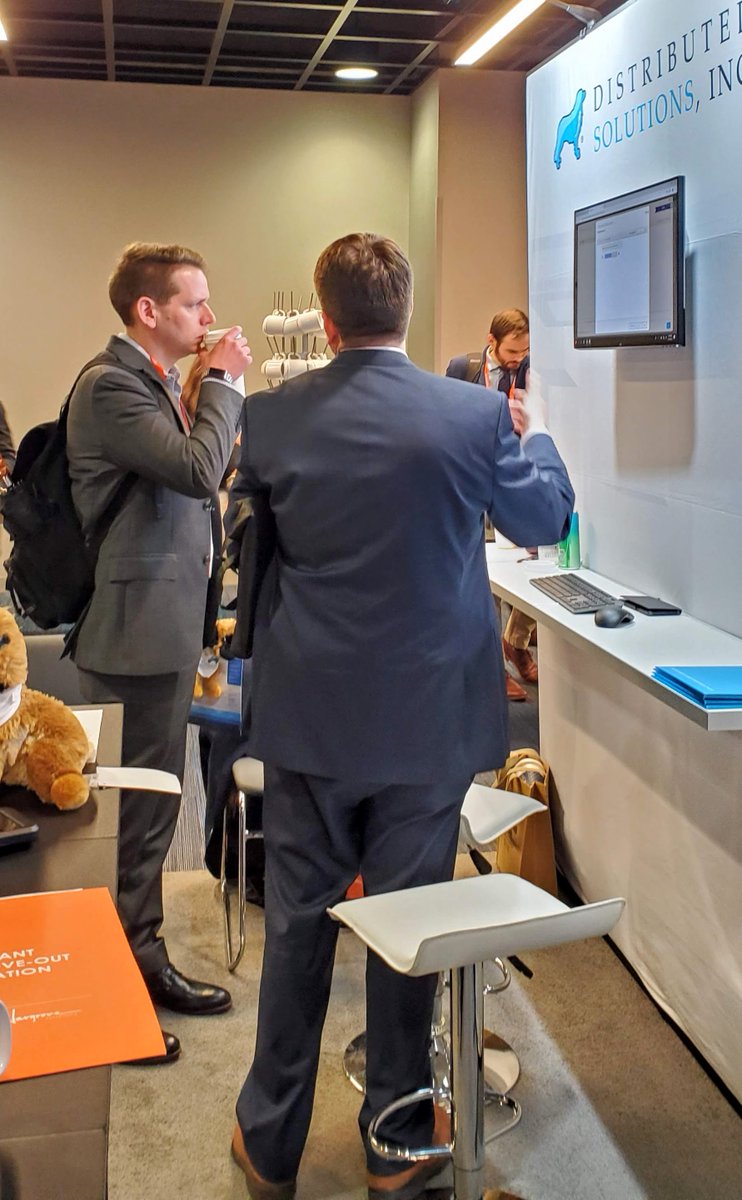 Distributedinc's tweet image. DSI had a great time at the #NCMAGCMS conference discussing innovative AEON solutions such as RPA, Business Intelligence dashboards and real-time reports. We are looking forward to next year!  #automation #businessintelligence #procurement #contractmanagement #RPA