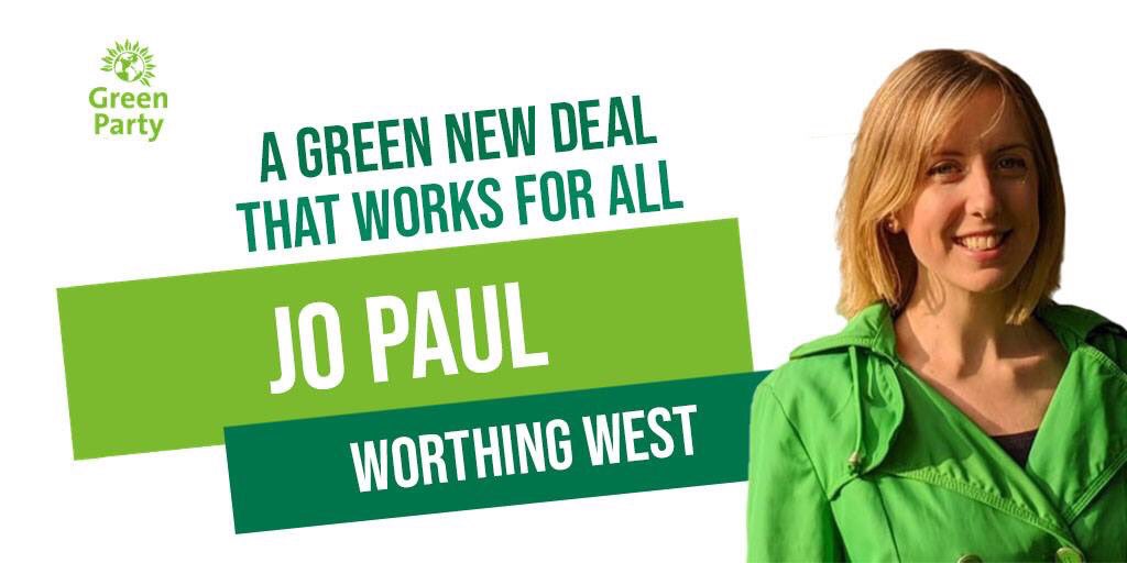I’ve never known an MP personally before let alone a parliamentary candidate but I DO know @Joanne_Paul_ - she is such an accomplished, compassionate, intelligent, energised & decent woman & would make a BRILLIANT @TheGreenParty MP for the people of #WorthingWest #GE2109 #vote