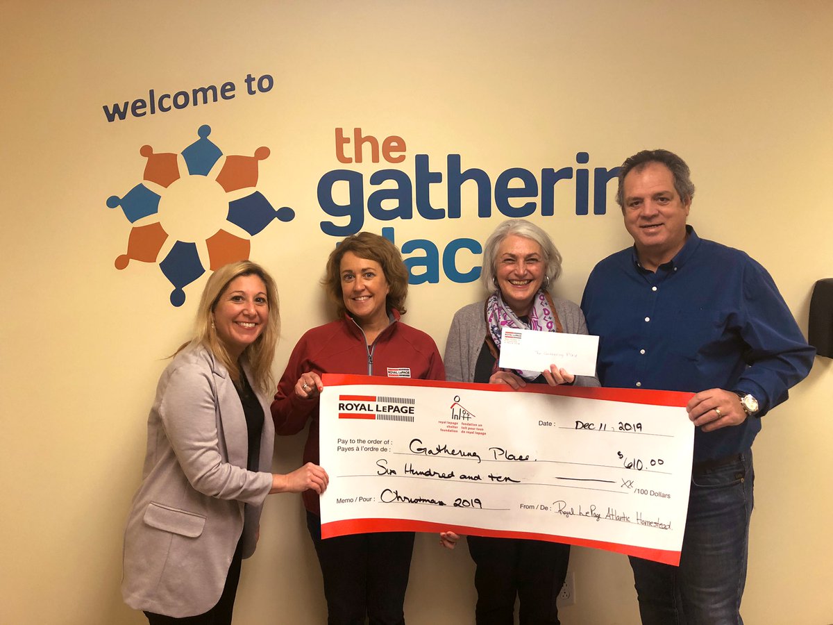 Today we delivered previously loved winter warm clothing to @GatheringNL Thank you to all of our Realtors who donated our Lobby was chinched! We added a monetary donation to help with Christmas Season.  Helping you is what we do.  #realtorscare #christmasgiving #yyt #payitforward
