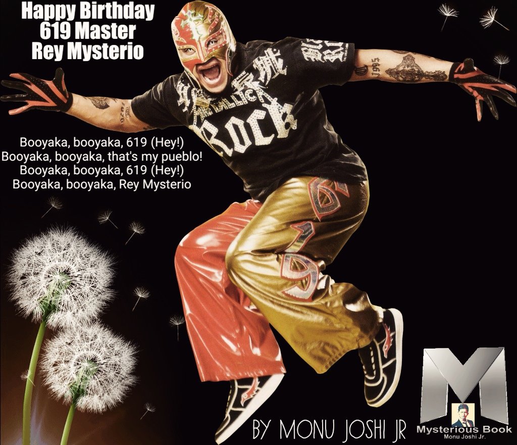 Happy Birthday Rey Mysterio.
My Favourite Wrestler Of All Time..  