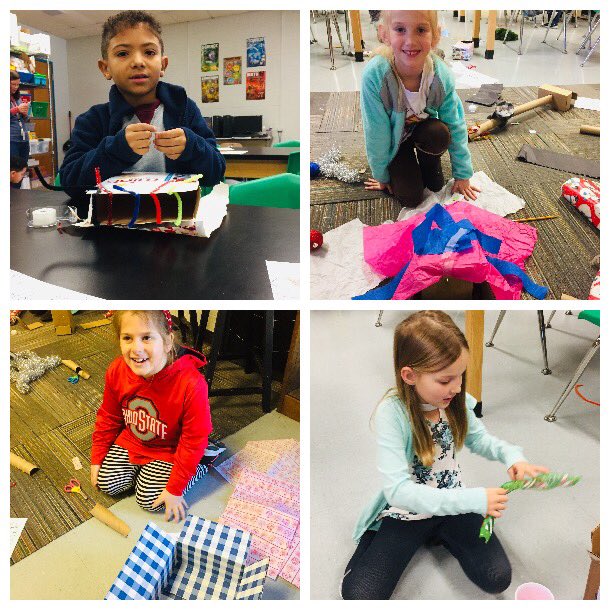 NSteeleTeaching's tweet photo. Be ready parents, we’ve been making ELF traps in STEM lab today! #creative #WeAreUnionSTEM #ELFtraps https://t.co/z1ypTtlnAC