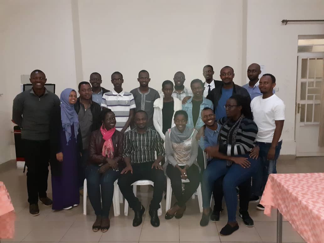 1RwandaTM's tweet photo. Today we were honoured to be graced by the attendance of Vice President Membership @nimarof all the way from @tm_kampala.
She was full of great feedback. We hope to return the favour of visiting @tm_kampala in the future.

What a colourful meeting we had this evening. https://t.co/qacSI3tnUw