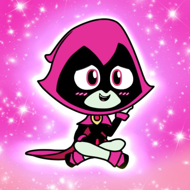 PushPullMaster's tweet image. Tried drawing pink raven.