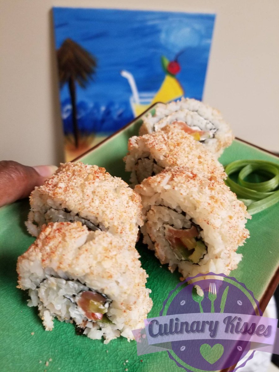 #Sushi 🍣 #chefangelamichelle #culinarykisses #culinarycreation #foodisart #cooking #eatwell #eathealthy #healthyfood #healthyeating #healthytastesgood #realfood #seriouseats #wholefoods  #todayfood #home #cocina #gastronomia #cucina #gourmet #gastronomy #picoftheday #photography