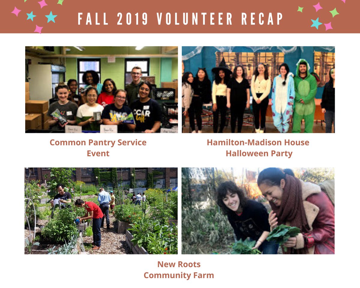 CCARNYC's tweet image. It’s bittersweet closing off the Fall 2019 semester. Here is a look back at the volunteer services CCAR and pace students organized and participated in. #paceuniversity #volunteer #fall2019 #giveback #recap #volunteering