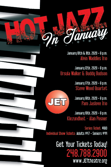 Hot Jazz in January, Baby. Come stay warm with us!
