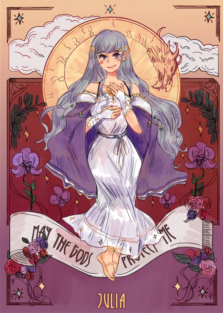 teariee's tweet photo. @AugustEmblem 's first batch of zines has now shipped out so here's the full version of dearest daughter Julia whom I had a blast drawing for Floreale di Jugdral!
I hope you enjoy everyone's wonderful entries too, check them out! ✨🌼🥰🌼✨ #FireEmblem https://t.co/jFt4RIlby0