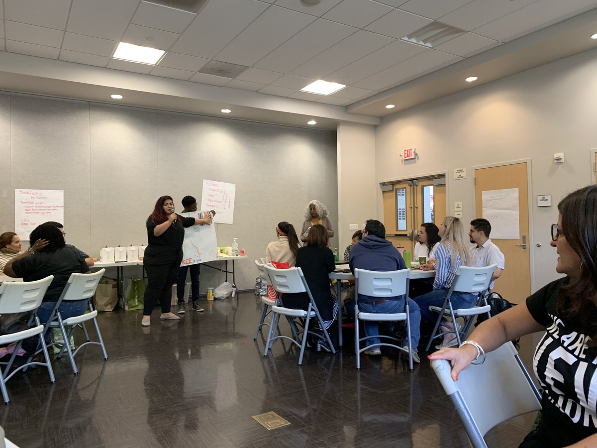 DREAMERcado's tweet photo. Staff retreat by day @NewFLMajority membership call with Senator Elizabeth Warren by night! #inittowinit #weorganizedifferent #Election2020 https://t.co/w7W04tNeTU