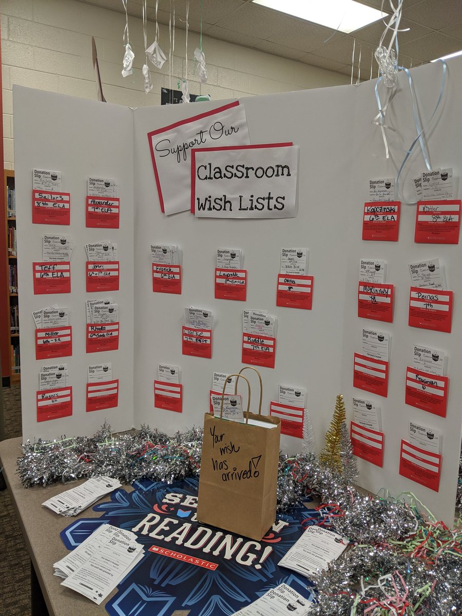 BrittanyGargano's tweet photo. In other Book Fair news, delivering teacher Classroom Wish List items may be my favorite ππβοΈβοΈβοΈ @MonroeMS_NC #SnowMuchToRead @Scholastic #UCPSLibraryLife https://t.co/1ynS0EIvWN