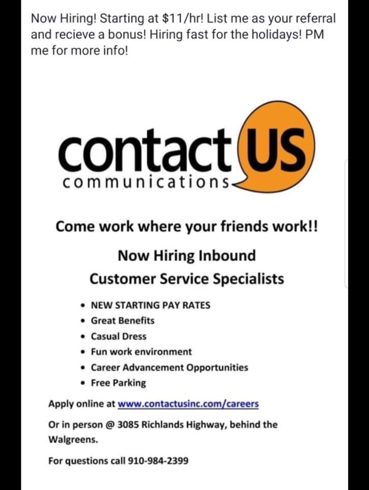 cherish_char's tweet photo. Tell them I sent you. There’s overtime available, it’s time and a half plus $2 extra per hour. Great environment and energy. https://t.co/VlipHJDY79