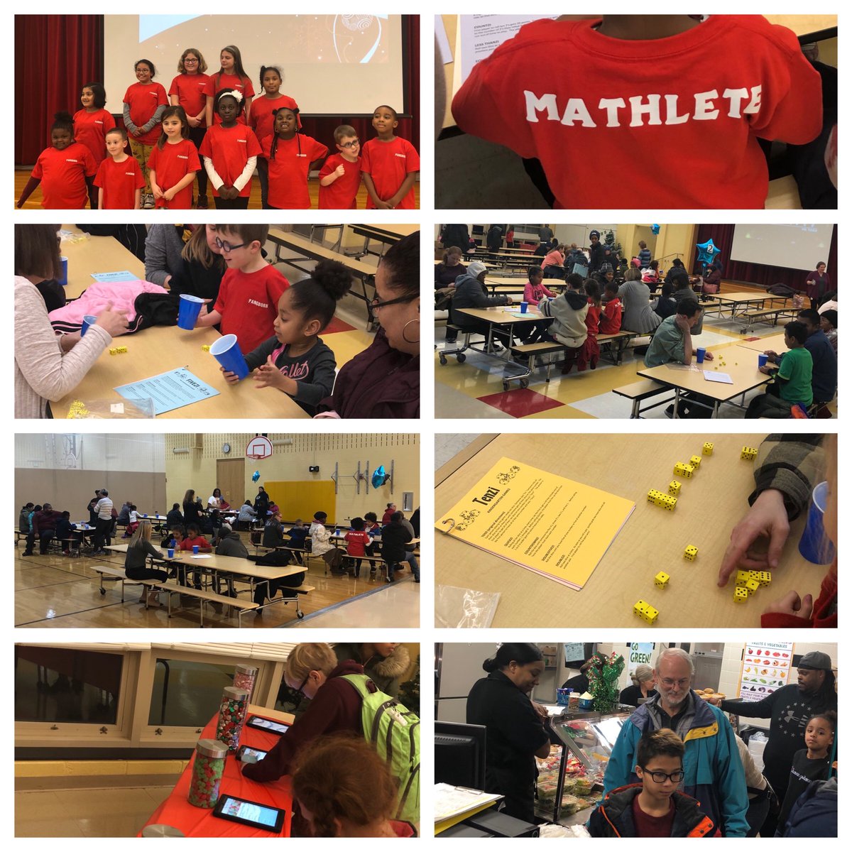 Thanks to the ⁦<a href="/PangbornES/">Pangborn Elementary</a>⁩ Math Committee for a great family math night.  Our “Mathletes” did an outstanding job hosting the event.