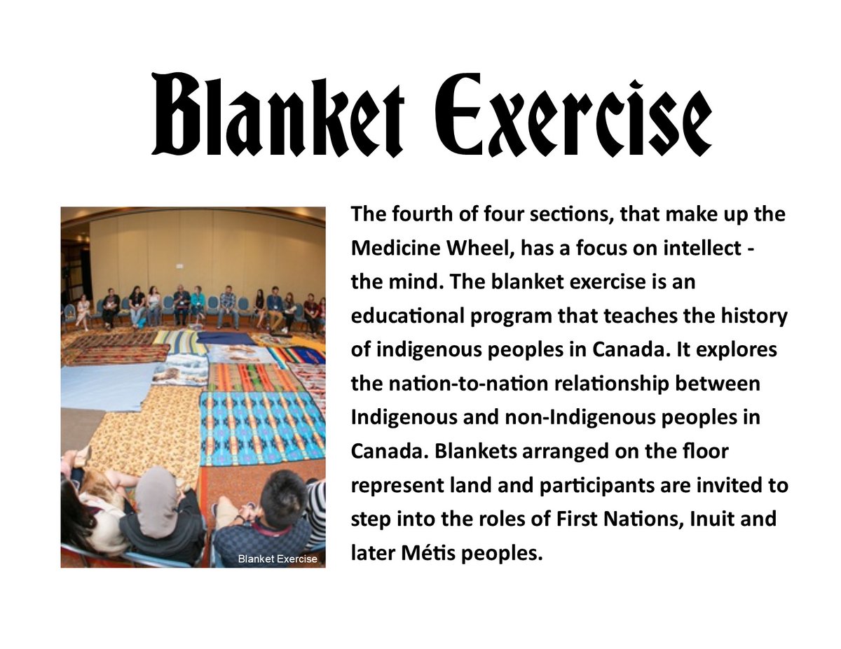 YST_Falcons's tweet photo. Inclusivity Project 2019, using the Medicine Wheel to promote connectedness and understanding.  Intellect-Mind: Gr. 10-12 Blanket Exercise @plrd25 @cblackst @jasdan15 https://t.co/dyuAsfaIrl