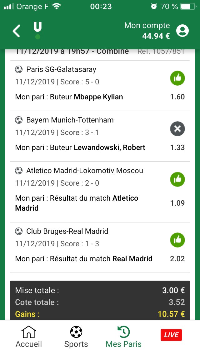 benoit62690's tweet image. Merci @UnibetFrance 😏👌🤑